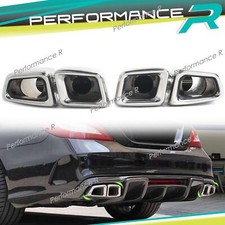 Chrom Endrohrblenden für