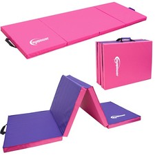 XL Gymnastikmatte 180x60x5cm Turnmatte Sportmatte Fitness Weichbodenmatte Pink