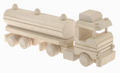 Holz lkw tankwagen - holz, spielzeug
