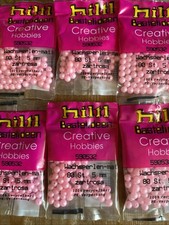 Rocailles Perlen Wachsperlen Bastelperlen Rosa