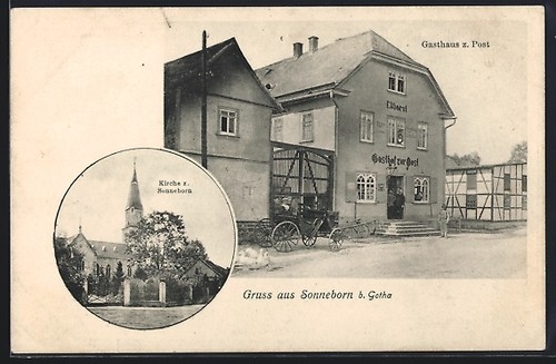 Ansichtskarte sonneborn - sonneborn, b