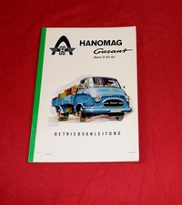 Betriebsanleitung Hanomag Garant mit Motor D 351 GL Transporter 1964 LKW