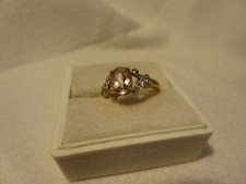 Goldring mit Morganit,  Neu und ungetragen, mit Zertifikat, VERSANDKOSTENFREI