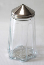 Zuckerstreuer Glas und