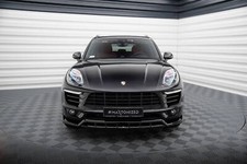 Cup Spoilerlippe Front Ansatz V.3 passend für Porsche Macan Mk1 schwarz Hochglan