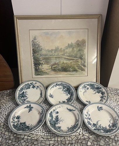 Sechs antike villeroy boch - sechs,