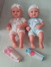 Puppe Zwillinge Junge und Mädchen Babypuppe Babyspielzeug