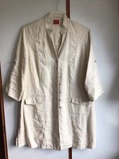 Leinen - Sommermantel, naturfarben, Gr. 46, schick , Marke Olsen