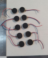 10 Stück Mini 3V Vibrationsmotor 10x2,7 mm 12000rpm haptisches Feedback Arduino
