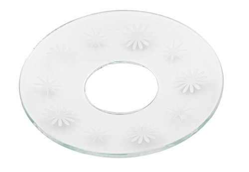 Glas-Kerzenmanschette