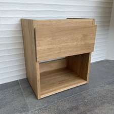 Innobado Waschtischunterschrank mit Schublade + Fach, Eiche - 45,5 x 34 x 53 cm