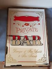 Werbung Spiegel schild Private