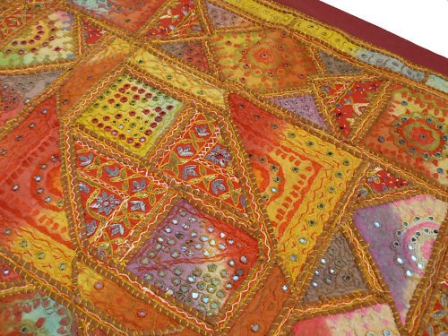 Wandbehang wand teppich indien - wandbehang,