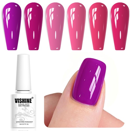 Nagellack set rosa - uv,