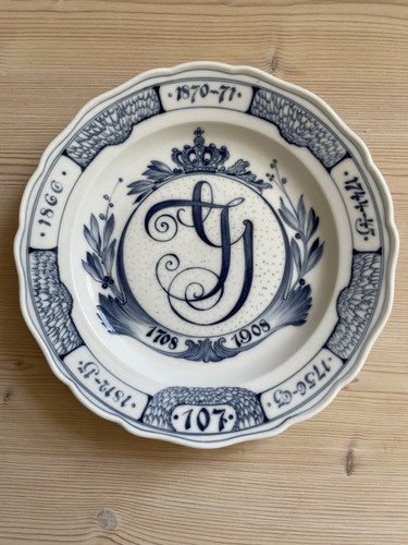 Meissen regimentsteller kgl - meissen,