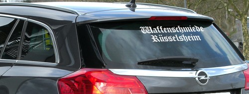 Aufkleber waffenschmiede - aufkleber,