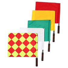  5 Pcs Schiedsrichter Fahnen Handsignalflagge Schiedsrichterflagge