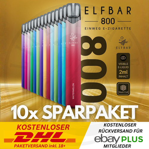 10x elfbar 800 zigarette - elfbar, e-zigarette