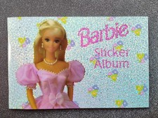 Schönes & Seltenes Barbie Stickerheft/Album Glitzer  90er Neu Unbenutzt