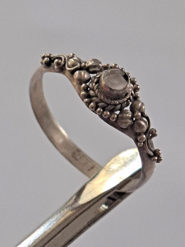 Vintage echt silber ring zarte - echt,