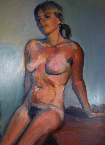 Original öl acryl porträt - original, &