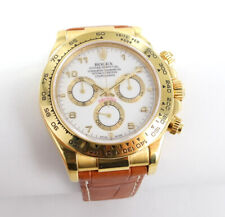 Rolex Daytona 40mm 18k Gold Herrenuhr Ref 116518 Papiere 2004