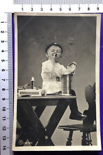 Fotorkarte Kind Junge Tabak