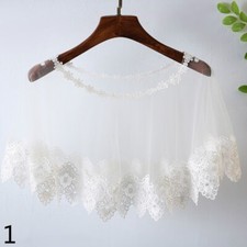 Damen Netz Spitze Cape Bolero