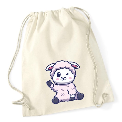 Turnbeutel lamm baby schaf - turnbeutel,