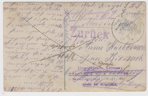 Poesie marine 1917 msp - ak,