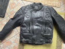 Vintage Eurox Echtes Leder Motorrad jacke germany Gr. 54