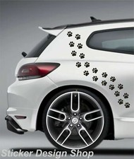 Pfoten Tatzen Hund Katze Wandtattoo Wandaufkleber Auto Aufkleber Sticker 20 Stk.