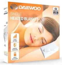 Daewoo Heizdecke 3 Stufen beheizt unter Bett Winterwärmend 40W - EINZELN
