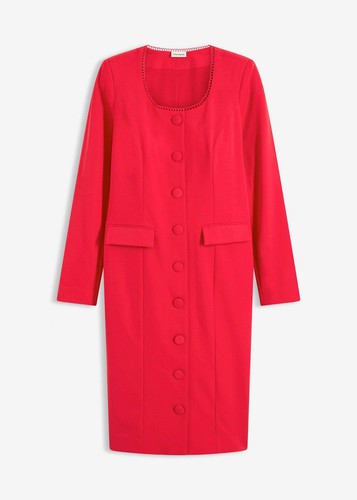 Blazerkleid mit spitzenkante - blazerkleid,