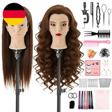 Frisierkopf Echthaar Mit