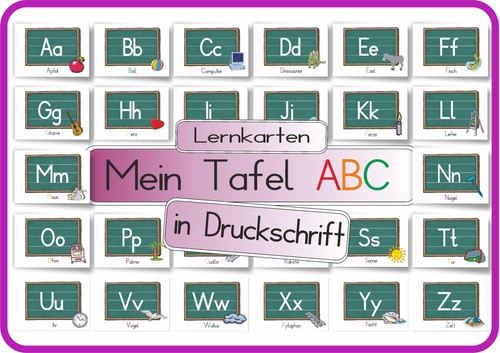 Mein tafel abc - mein, in