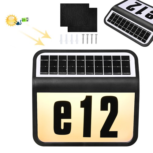 Solar hausnummer - solar,