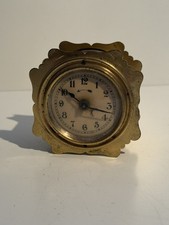 Eisenbahn Wecker Messing Antik