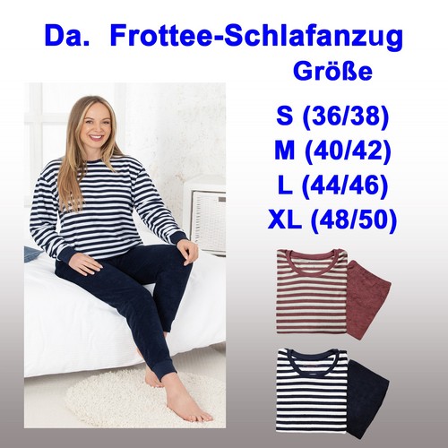 Frottee schlafanzug - frottee,