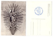 128395 - Pfarrkirche Hoppingen - Gotische Madonna - Echtfoto -alte Ansichtskarte