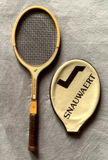 Snauwaert Holz Tennisschläger Vintage, Fibre Wood Flex, mit Schutzhülle