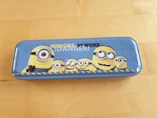 Bleistiftbox Minions Metall Schlamper Minion Metalldose Stiftebox Motiv: Danger