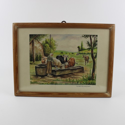 Bendlow 1946 aquarell - 1946,