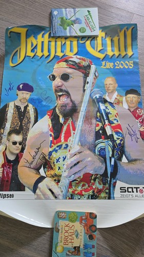 Jethro tull signed autogramm - signed,