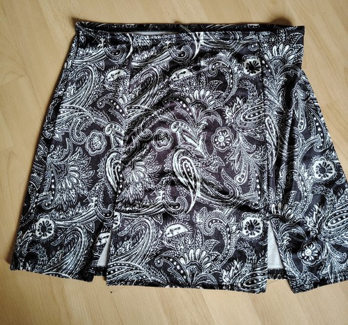 Samtminirock mit paisleymuster - mit,