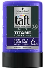 32,00€/L - 3er Pack Schwarzkopf Taft - Titane Power - Haar Styling Gel - 300ml
