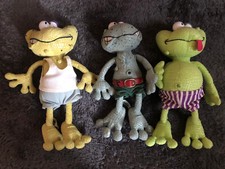 Diddl Stofftier Frösche The Frog-Brothers: Fritt Fratt und Friedl ca.25cm selten