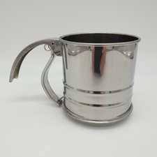 Mehlsieb EDELSTAHL Puderzuckersieb Sieb Zuckersieb Küchensieb Mehlmühle Mehl