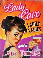 METALLSCHILD Vintage PIN UP