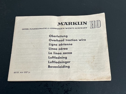 Märklin oberleitung - h0,